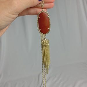 KENDRA SCOTT RAYNE NECKLACE IN RED/MAROON